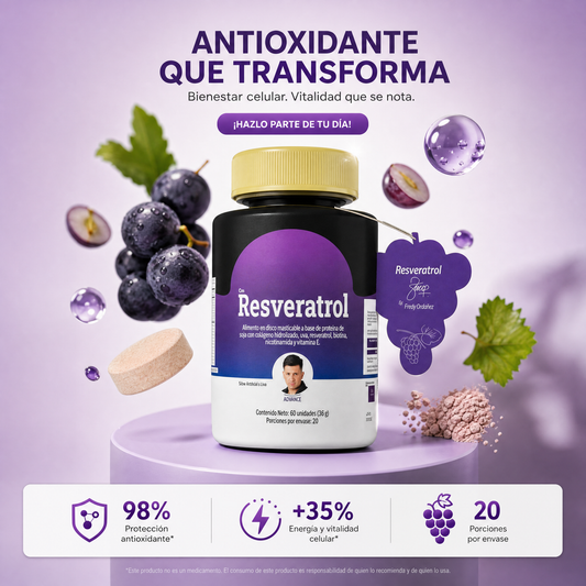 Resveratrol con Colágeno y Biotina | AMBRA Formula