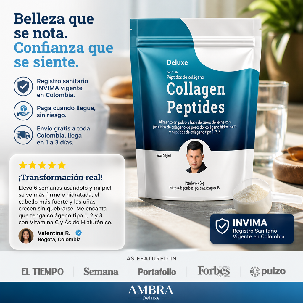Colágeno Marino en Péptidos (Tipos 1, 2 y 3) | AMBRA Deluxe
